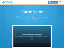 Tablet Screenshot of edovo.com